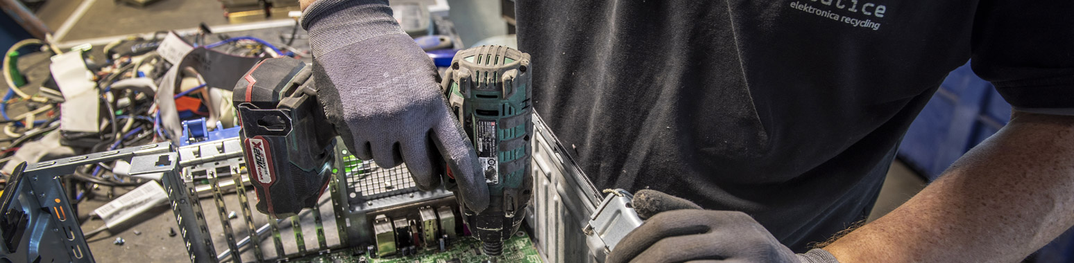 Verwerking e-waste gemeenten